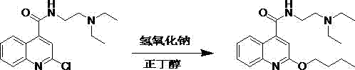 Synthetic method of cinchocaine