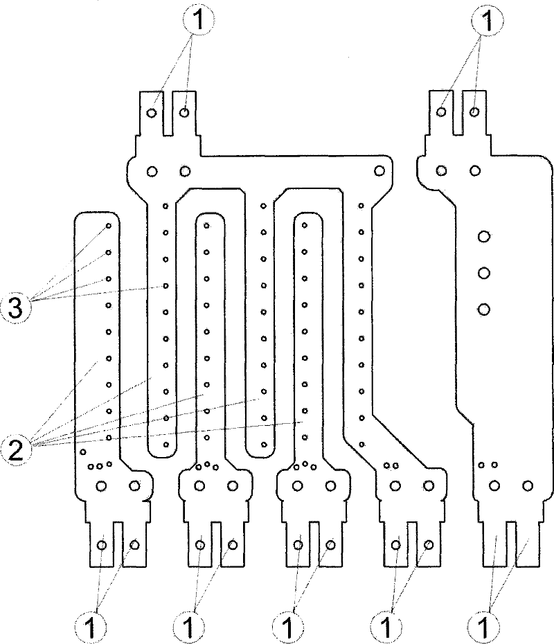 Matrix MOV circuit board structure and manufacturing method thereof