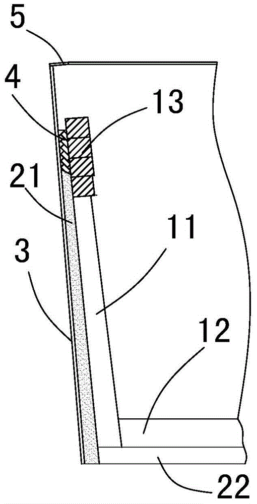 Repairing method for steel ladle wall permanent layer