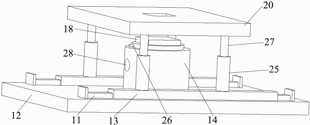 Device and method of laser impact welding in warm state