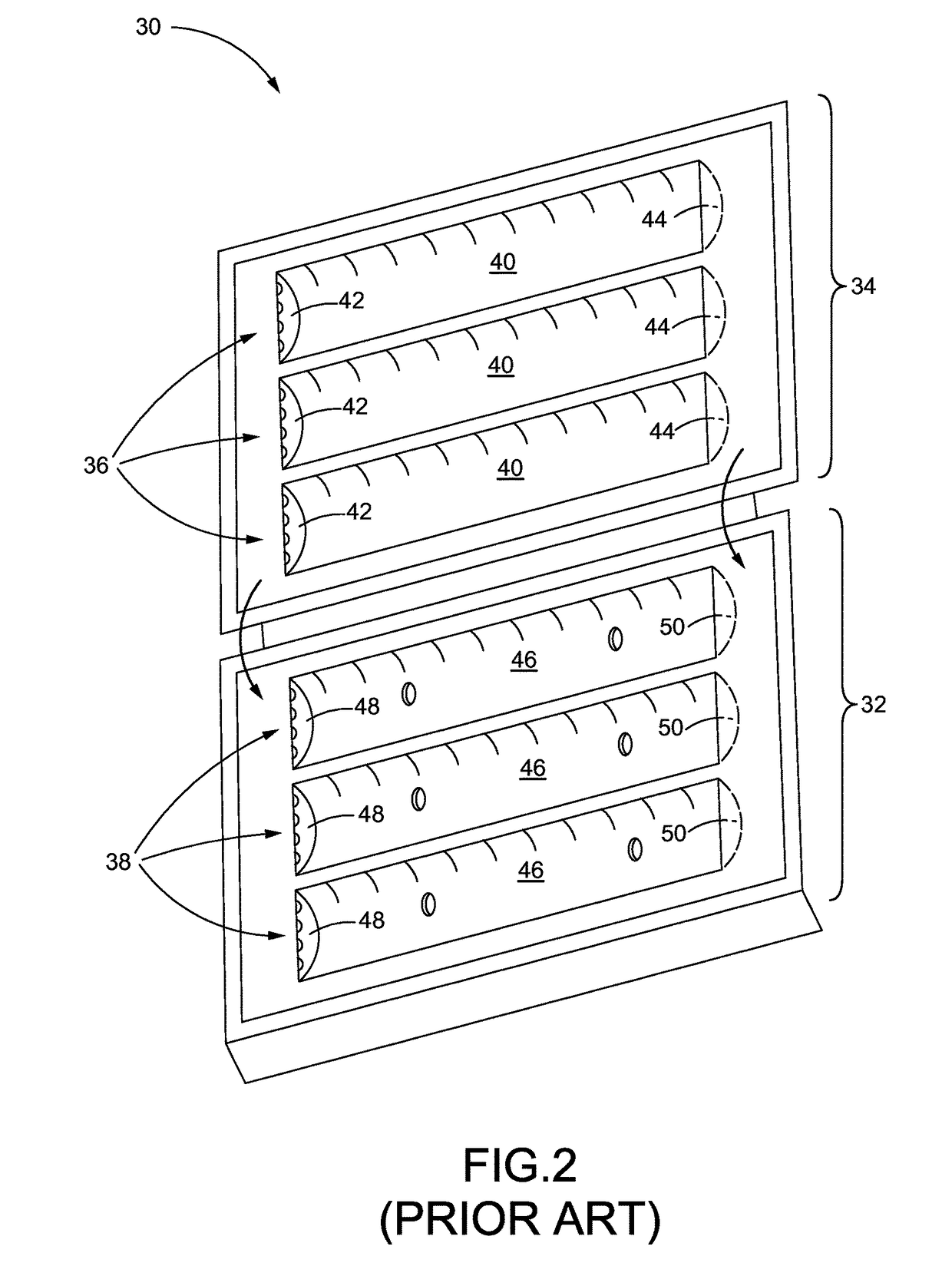 Apparatus and method for forming a design on an expanded bead foam article