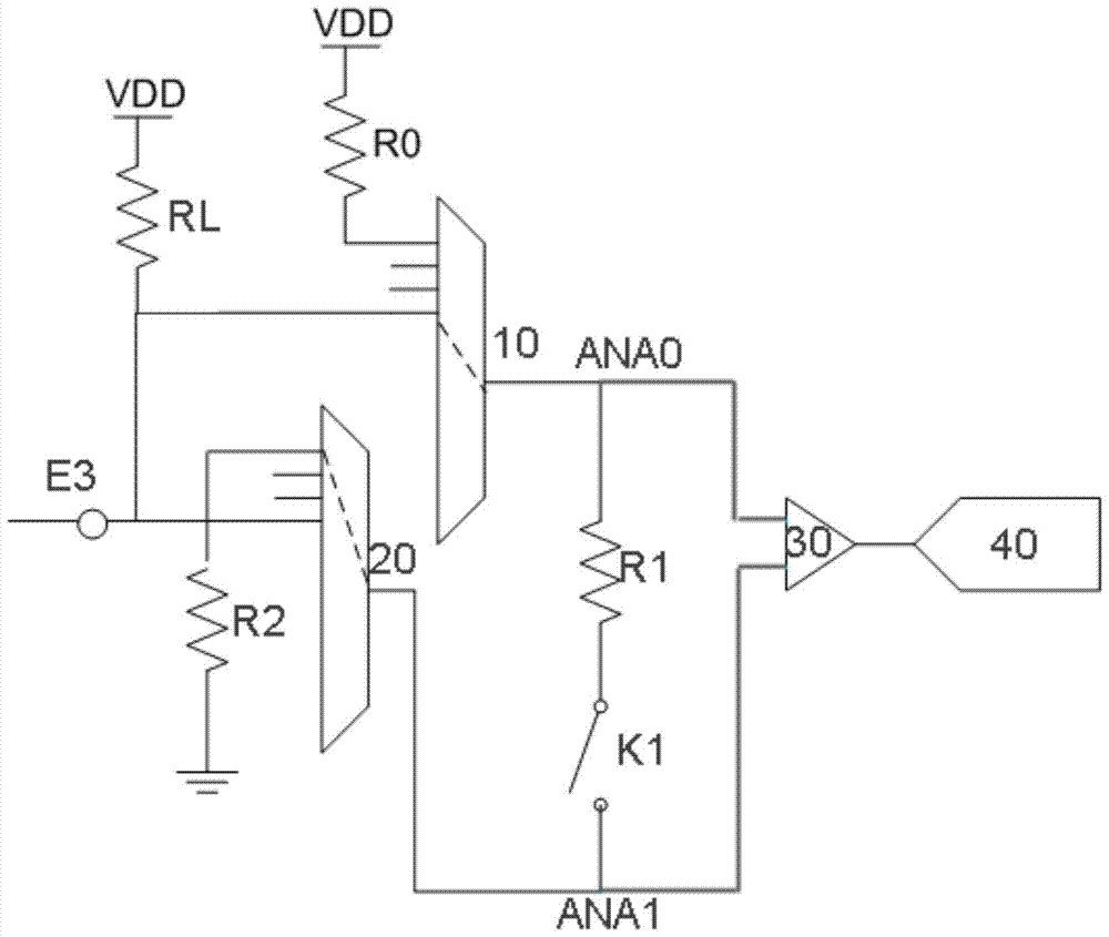 A cochlear implant chip leakage detection unit and method