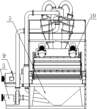 Sand and water separation system and method