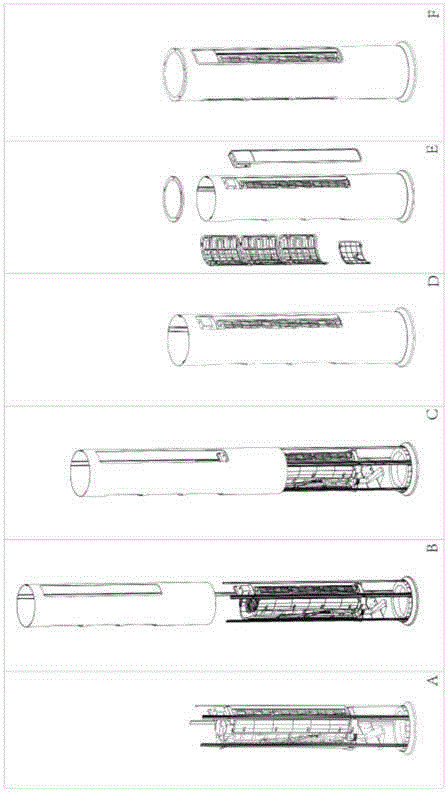 Extrusion type vertical air conditioner