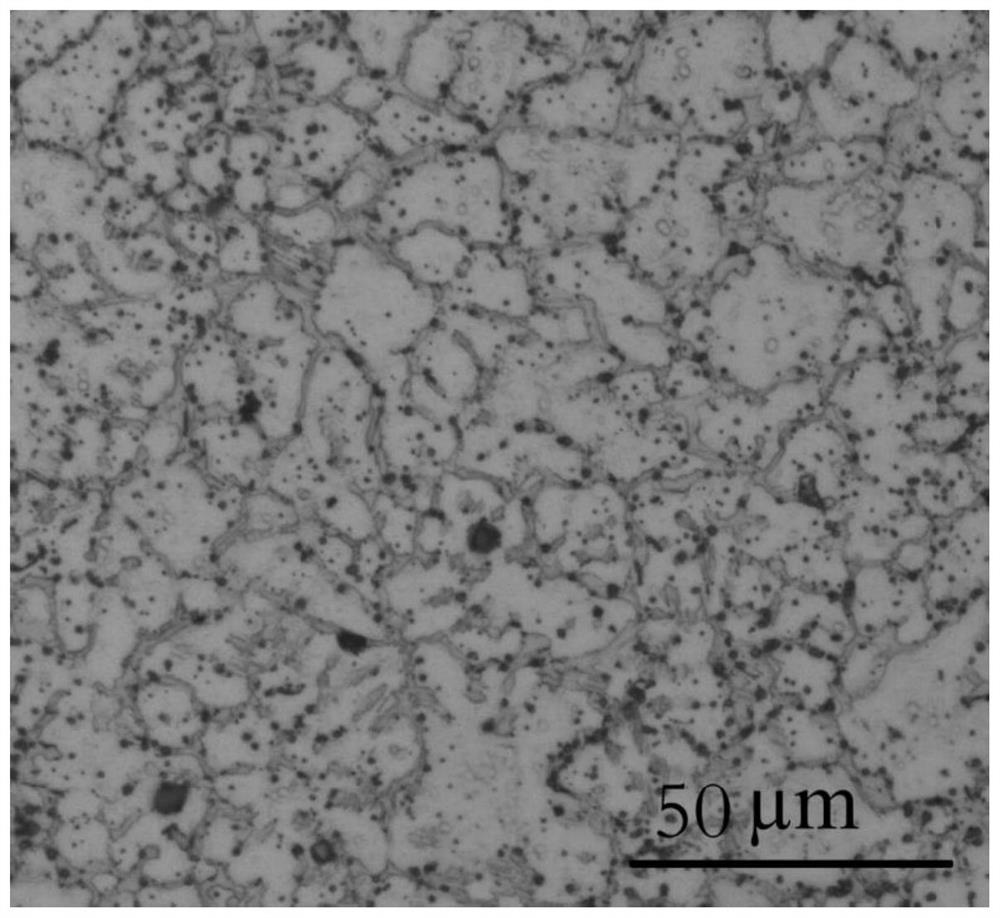 High-strength and tough heat-resistant die-casting mg-er alloy and preparation method thereof