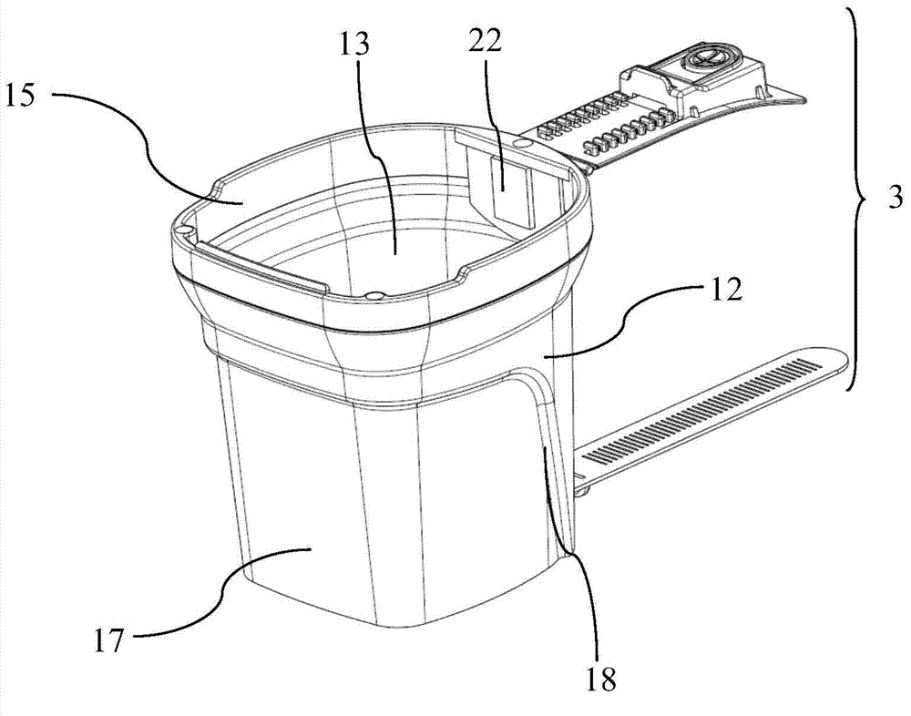 Handheld paint bucket