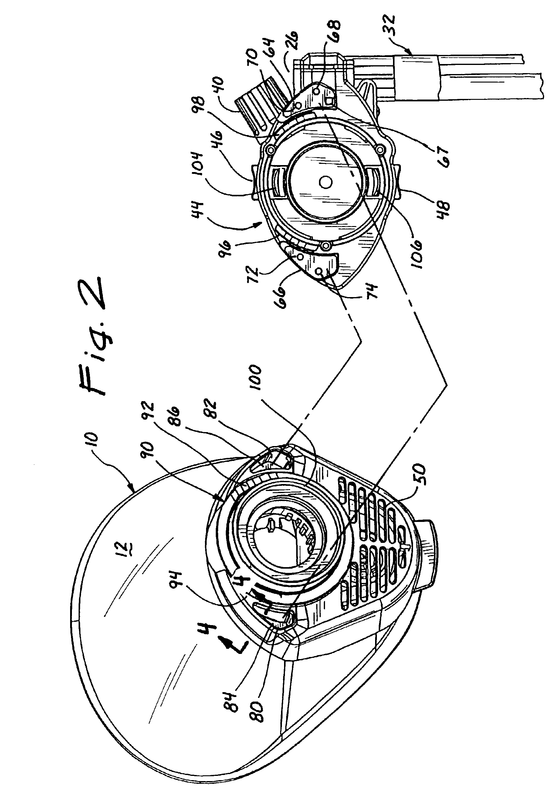 Logical display for a breathing apparatus mask