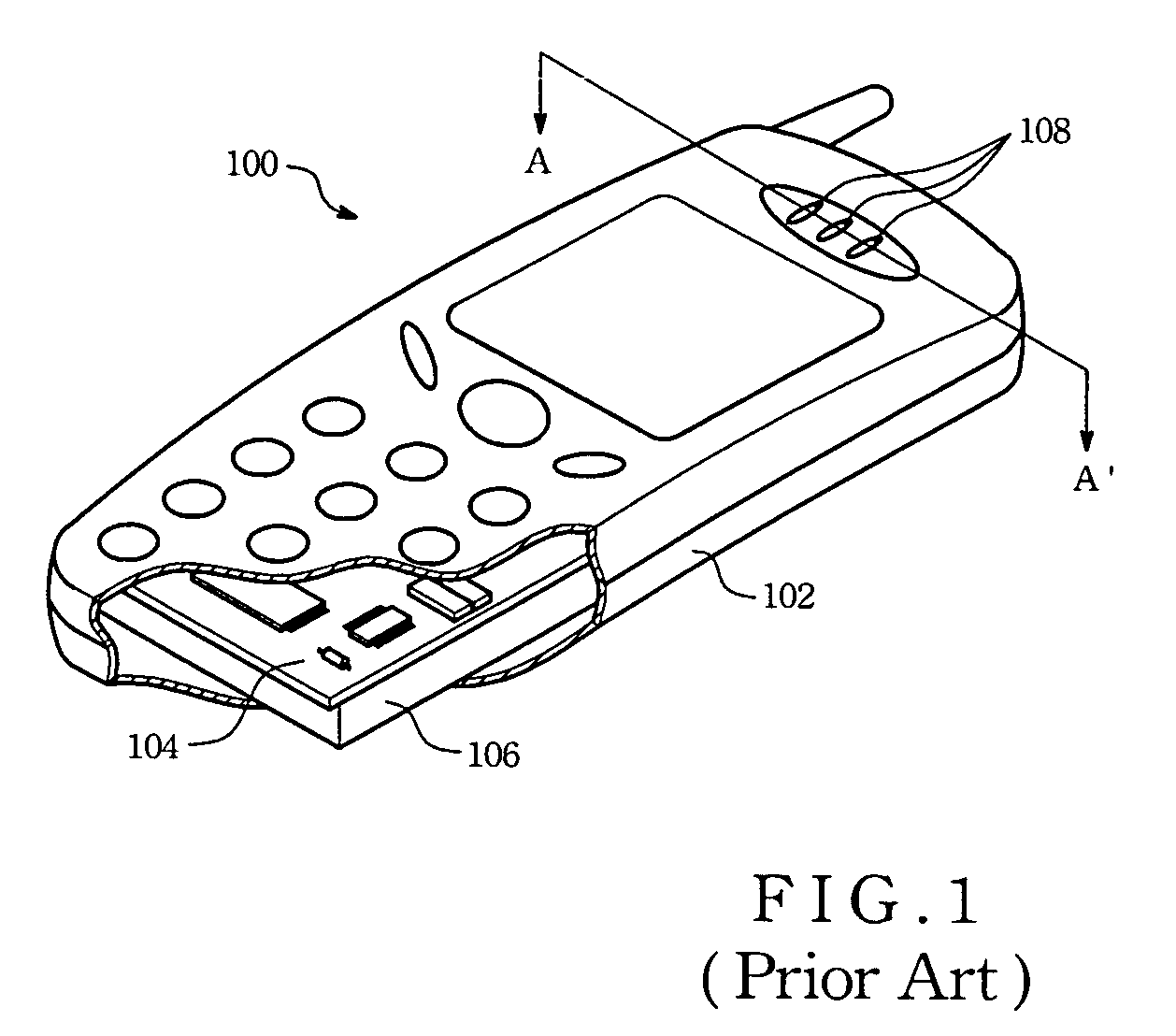 Resonance chamber of a cellular phone