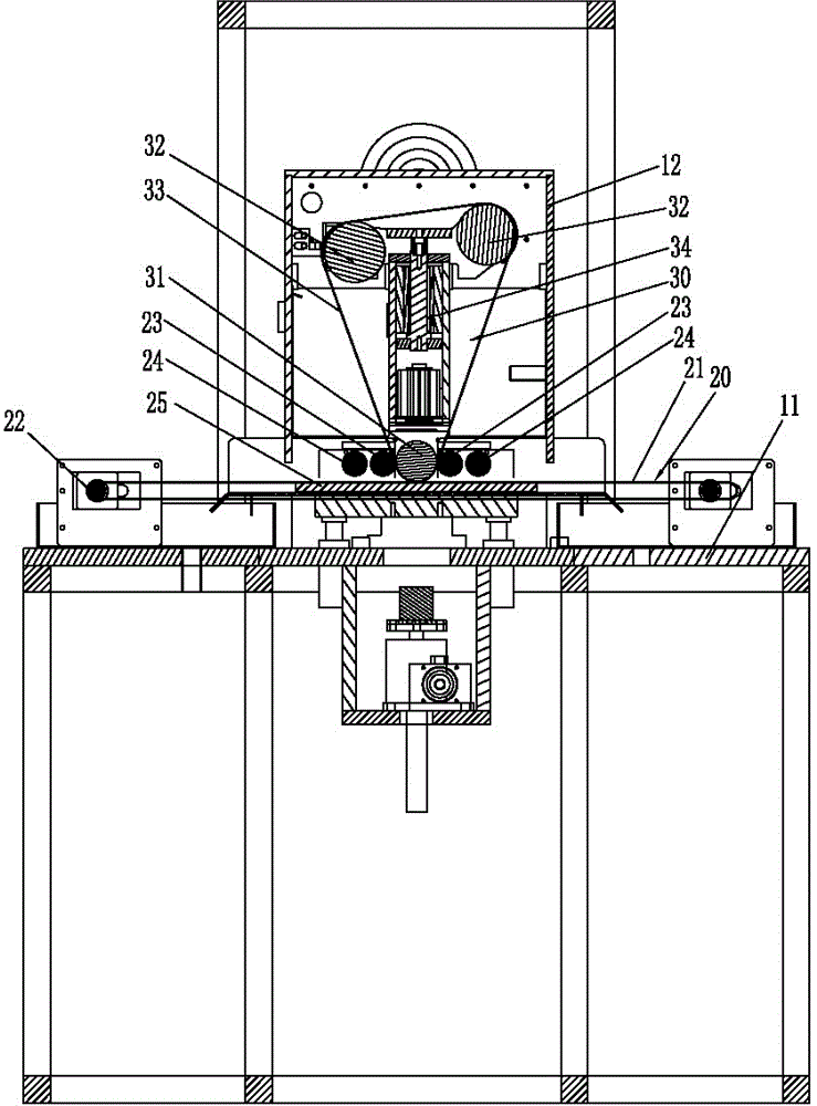 Polishing grinding machine for LED ceramic bracket