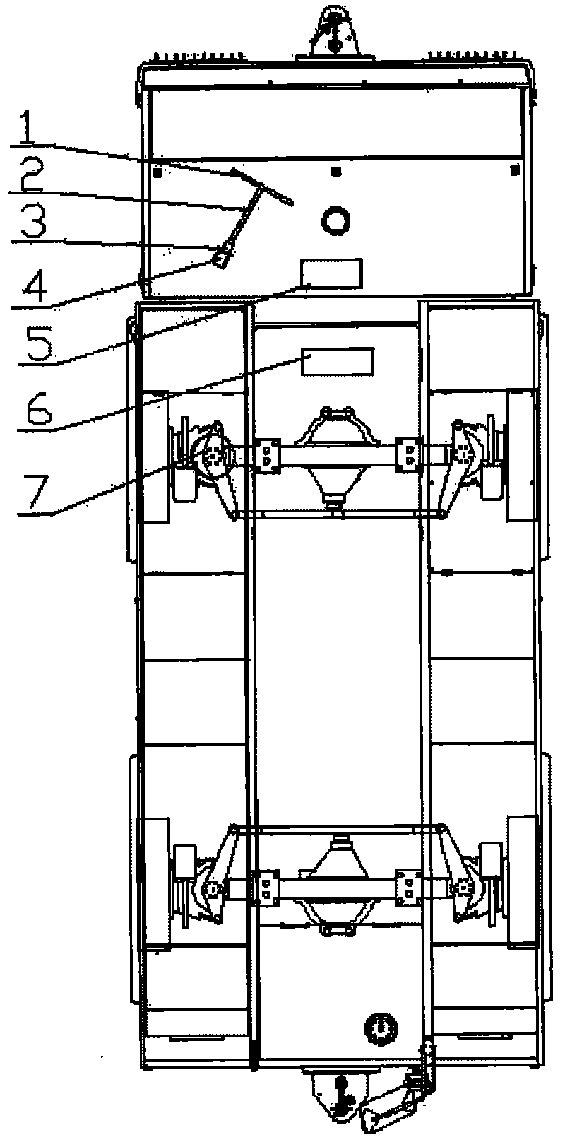 Electrically controlled steering device for aircraft tractor