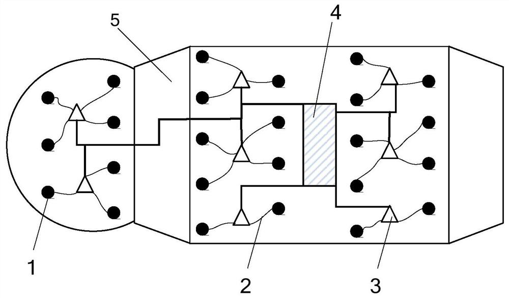 A method for monitoring the impact of space debris on the airtight cabin of a special-shaped spacecraft