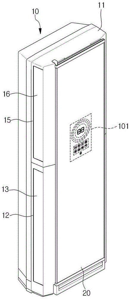 Display unit for air conditioner