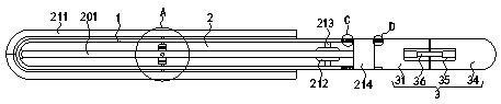 Uterine curettage device for obstetrical department