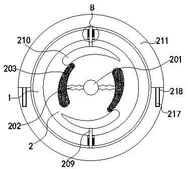 Uterine curettage device for obstetrical department