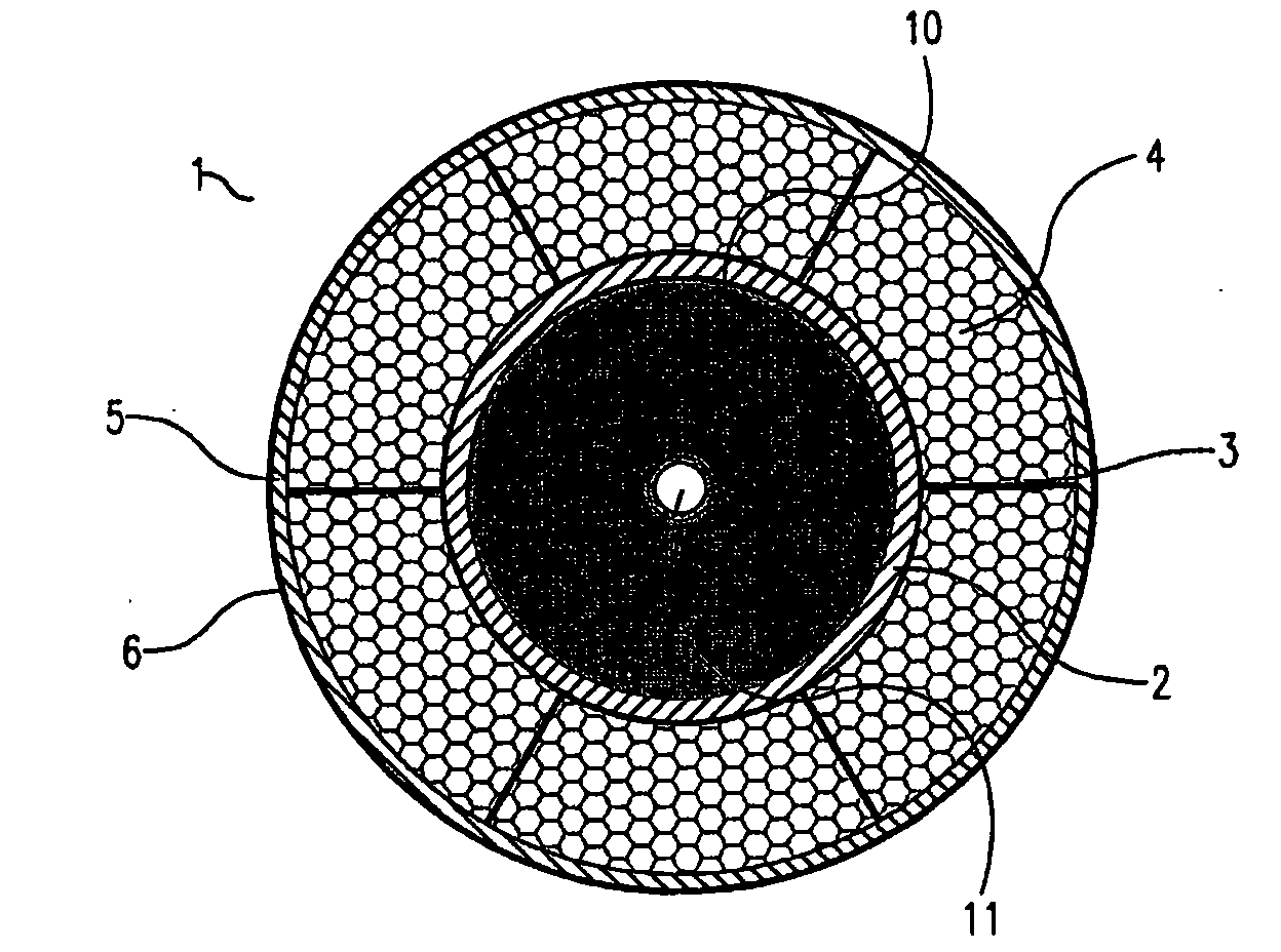 Pressure cylinder with composite piston rod and method for preparing a composite piston rod