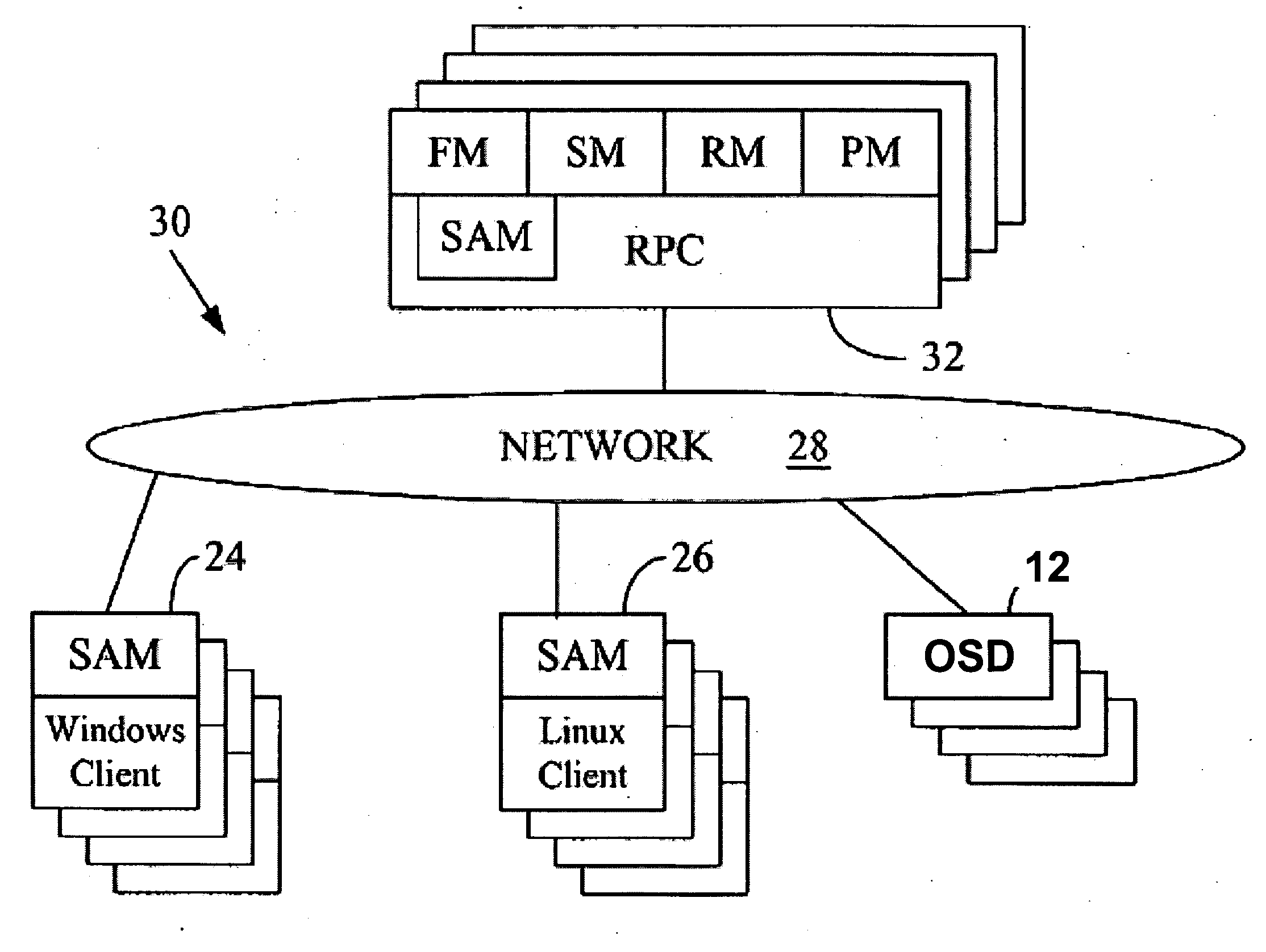 Data storage systems, methods and networks having a snapshot efficient block map