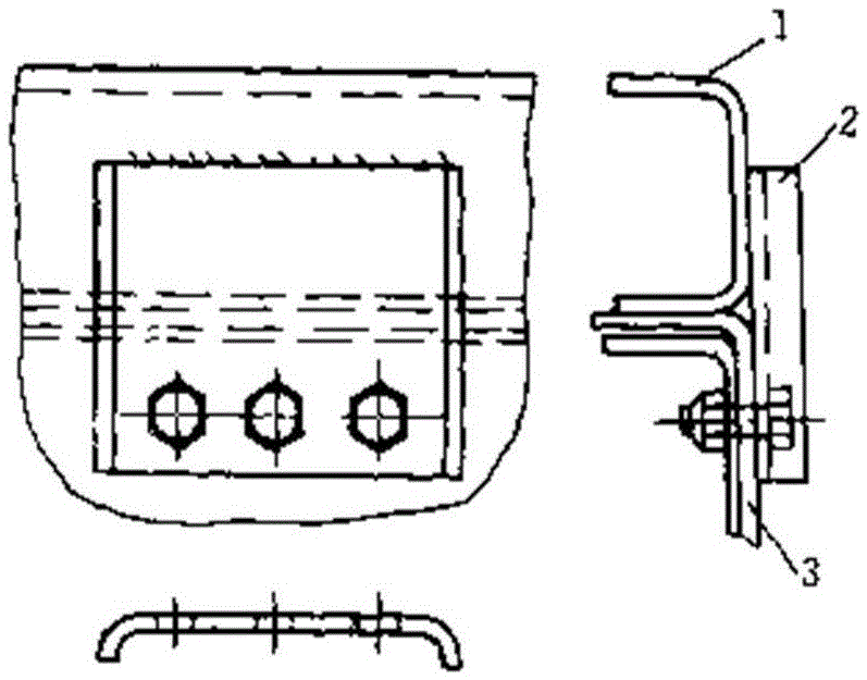 Double horizontal swivel shaft type floating connection device for vehicle frame connection