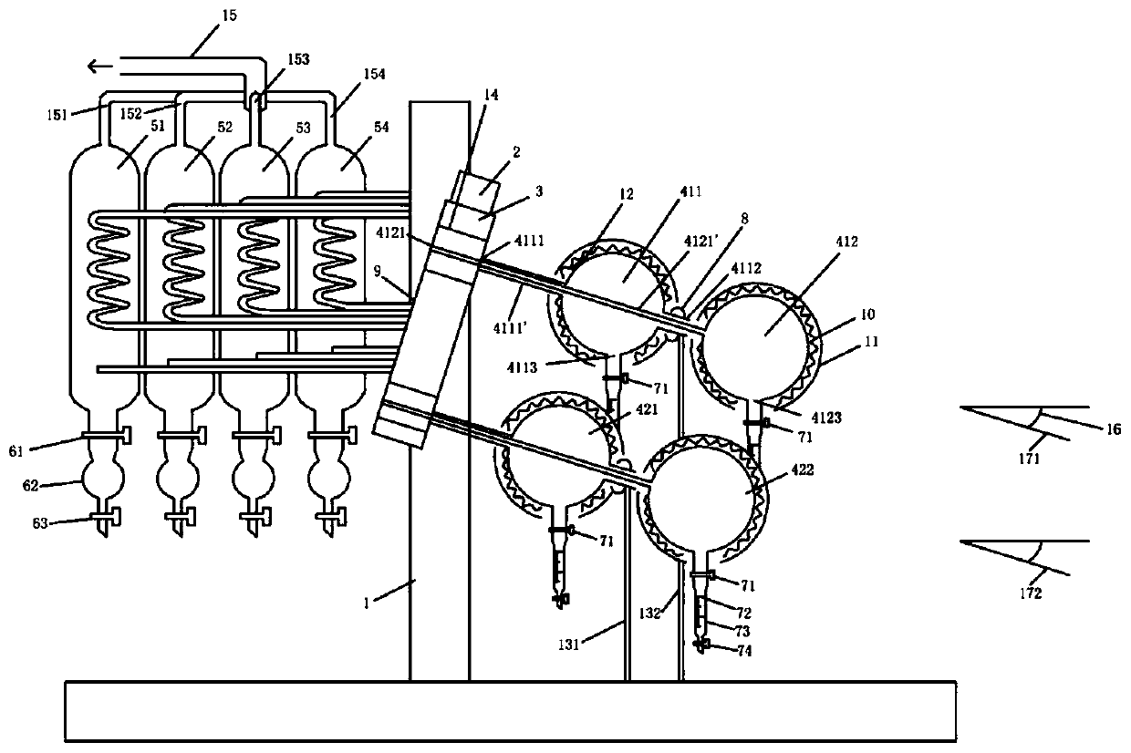 Multi-rotating-shaft evaporator capable of accurately and quantitatively concentrating plurality of samples in one time