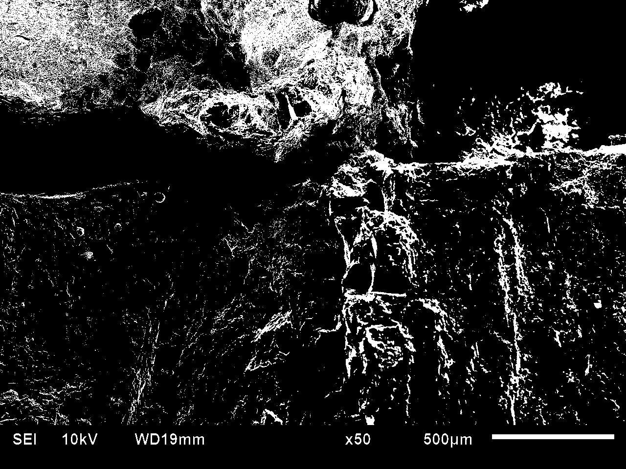 Welding process for transporting alpha type aluminum oxide ceramic lining by oil and gas pipeline