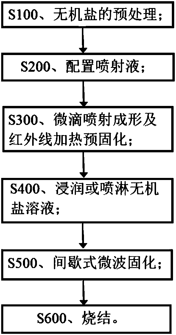 Microwave coagulation forming system of water-soluble salt core