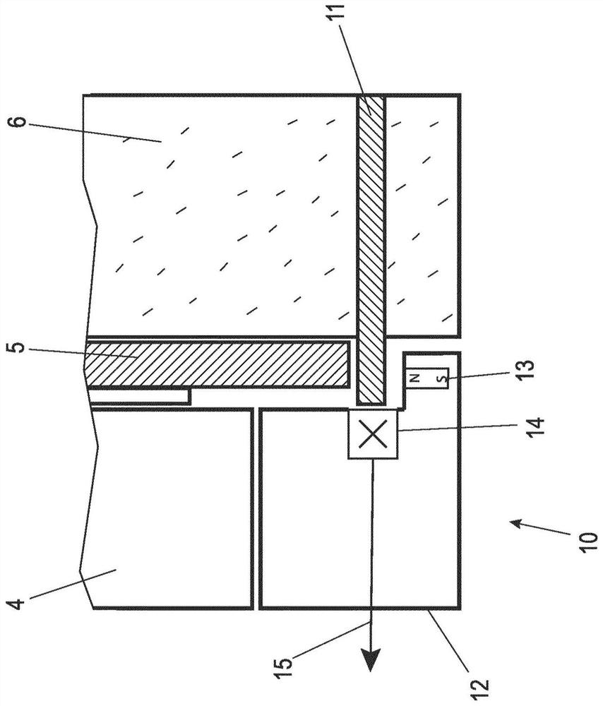 Measuring system and measuring method for determining wear of brake lining of friction brake