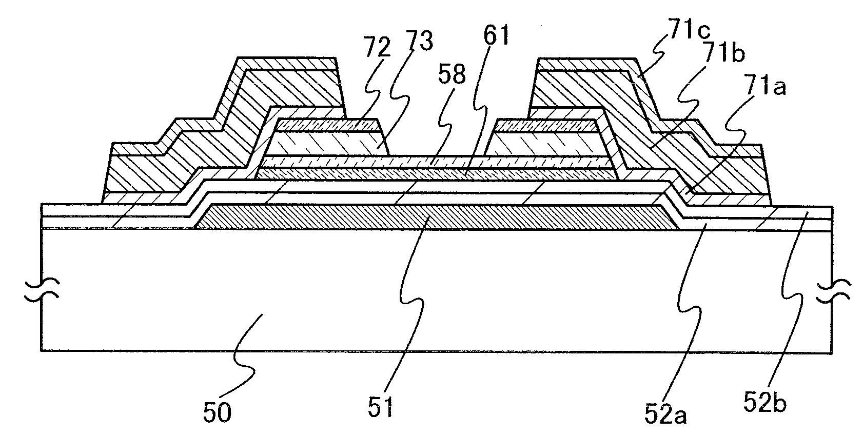 Thin film transistor, display device having thin film transistor, and method for manufacturing the same