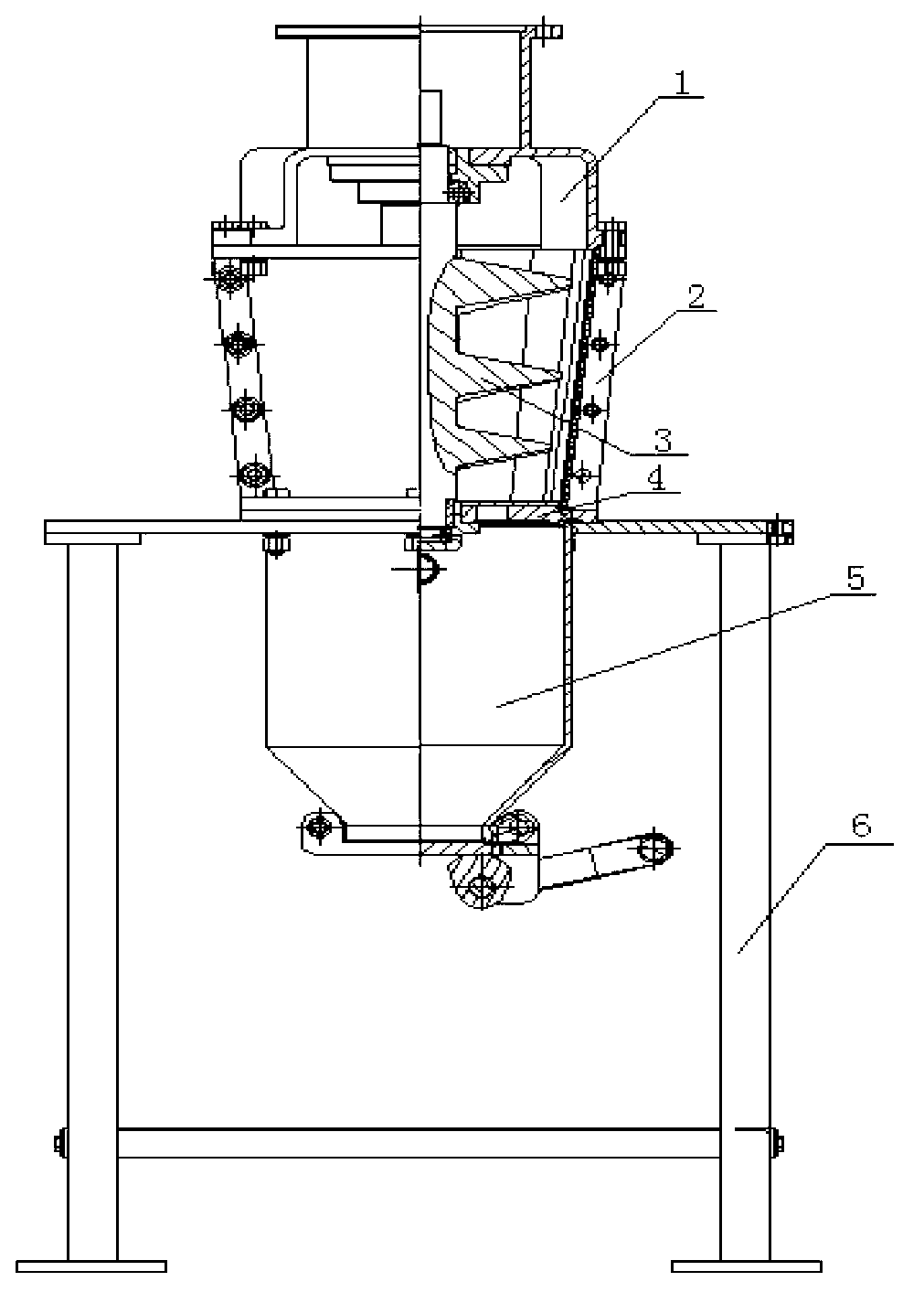 Forming explosive column/block mechanical disruption device