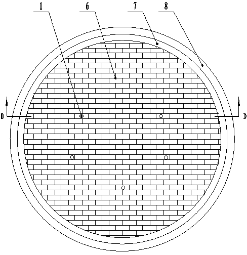 Bottom blowing gas supply method for stainless steel converter and stainless steel converter bottom thereof