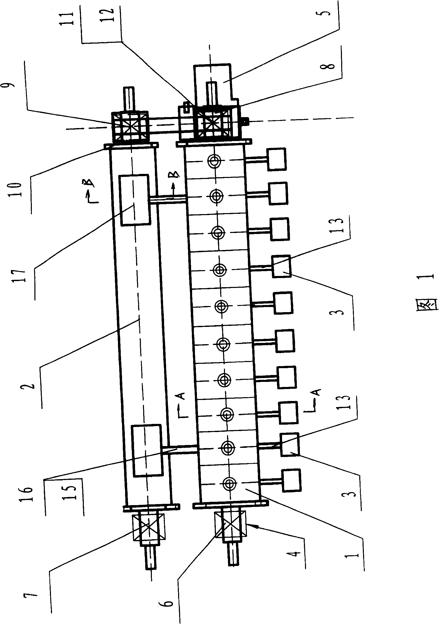 Aluminium alloy solutionizing, aging gas-heating processing furnace