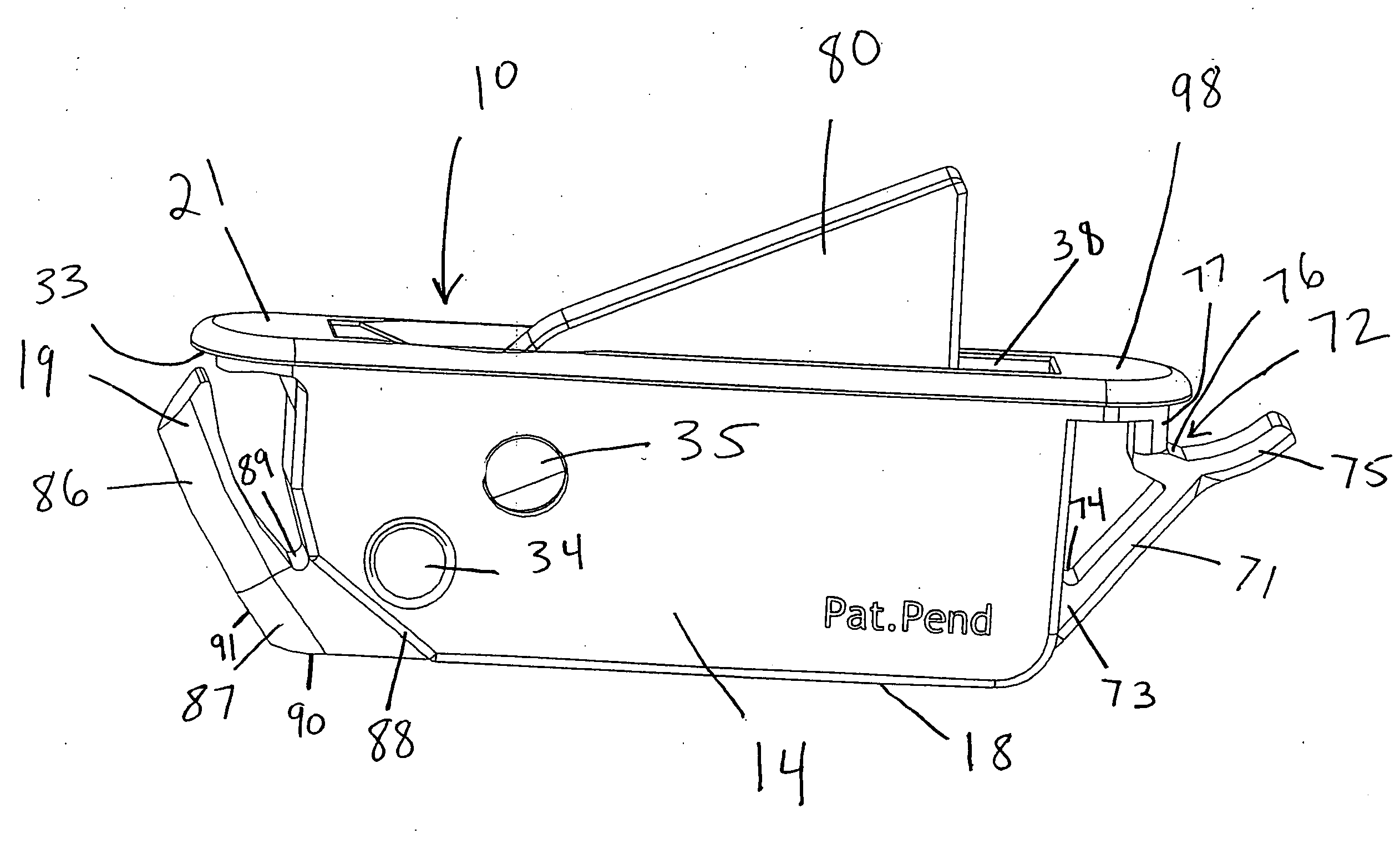 Window vent stop with flexible side engagement pieces