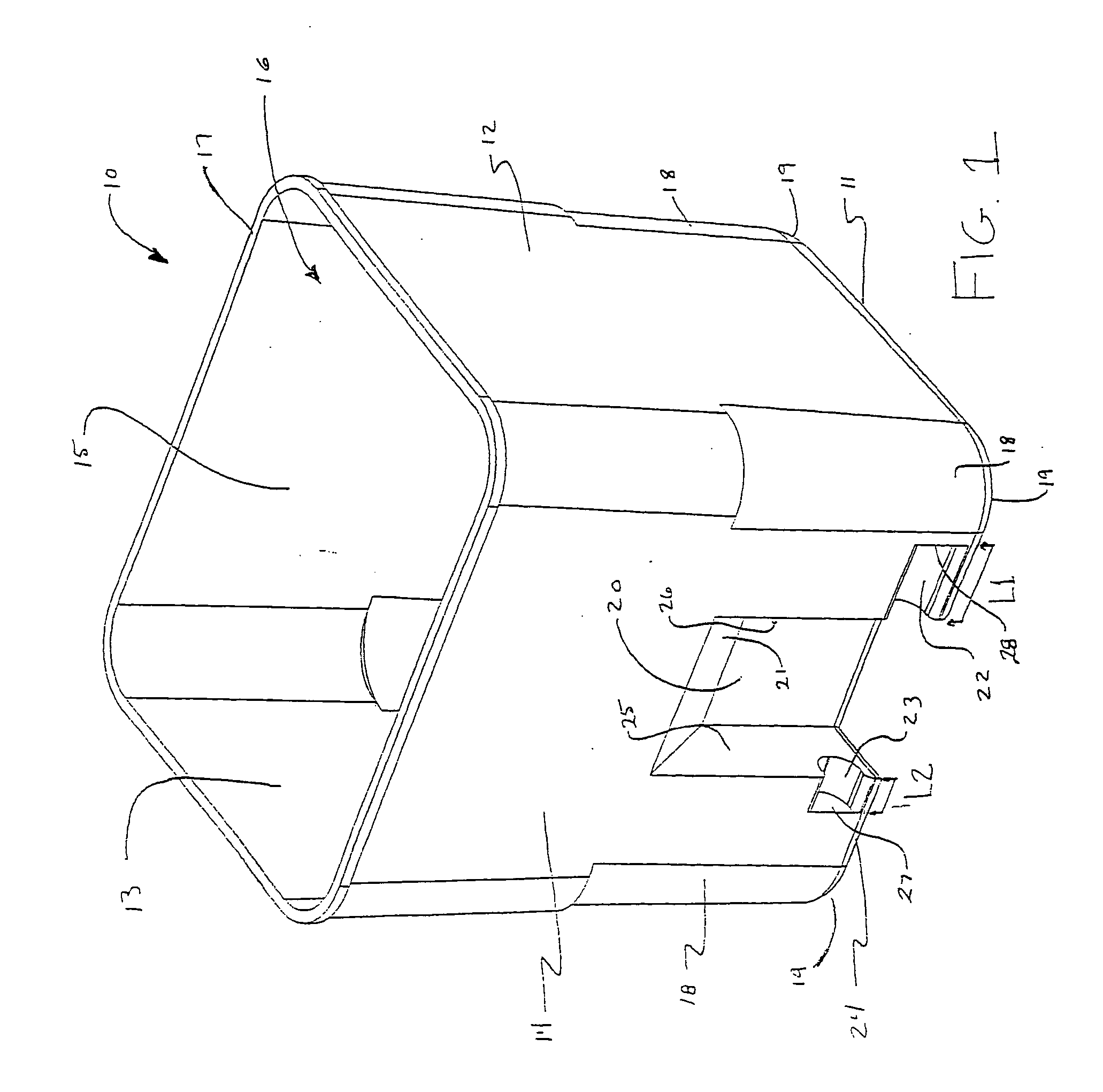 Insert for a rollout type waste container and waste container assembly