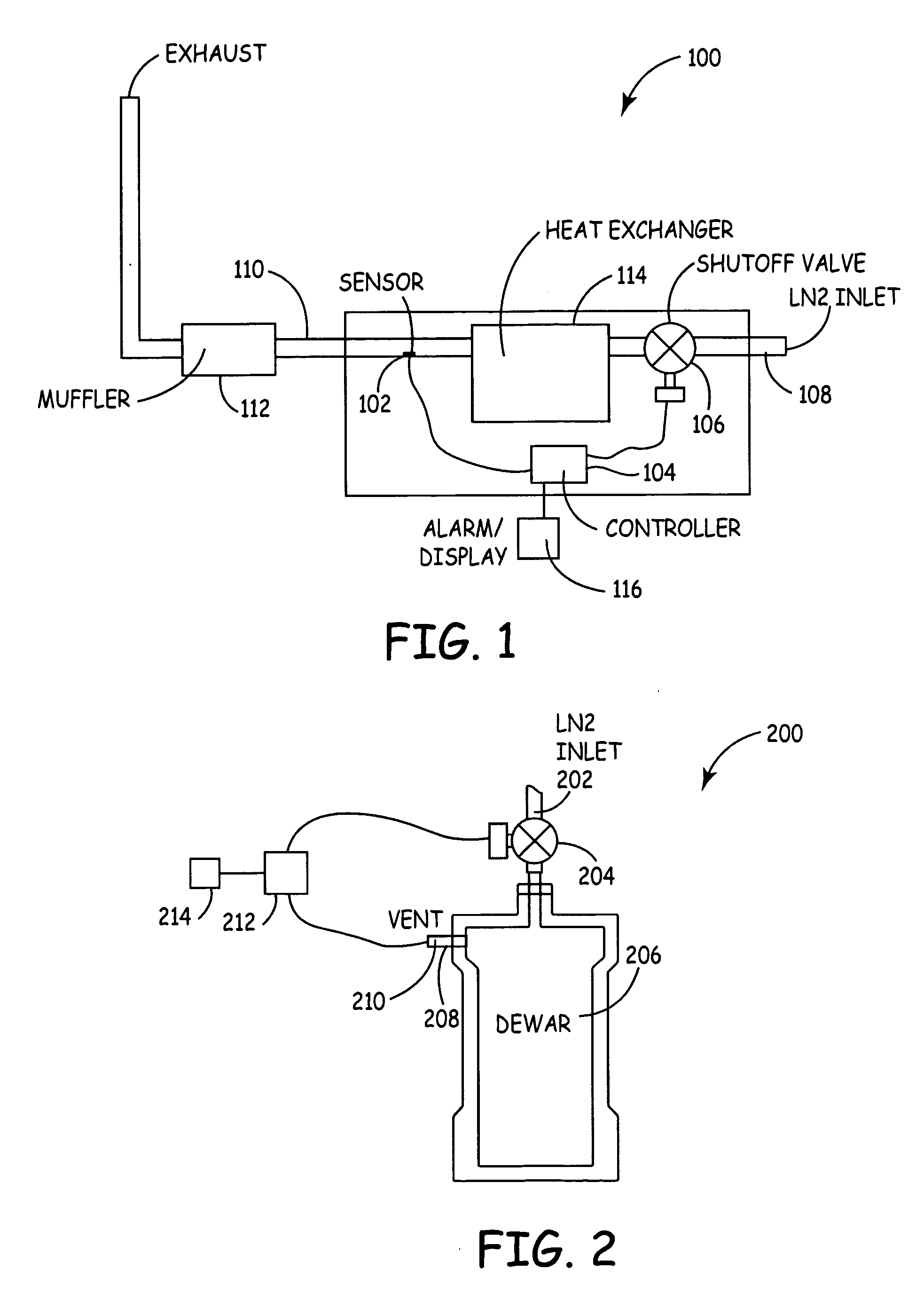 System and method for preventing blow-by of liquefied gases