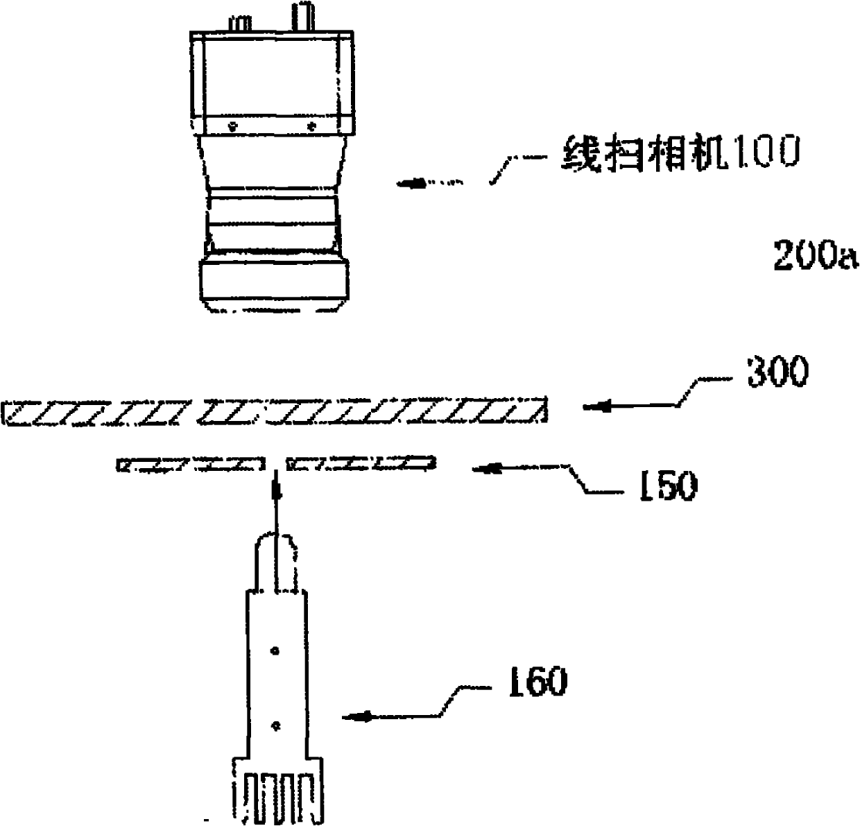 Detection device of appearance of mobile phone lens