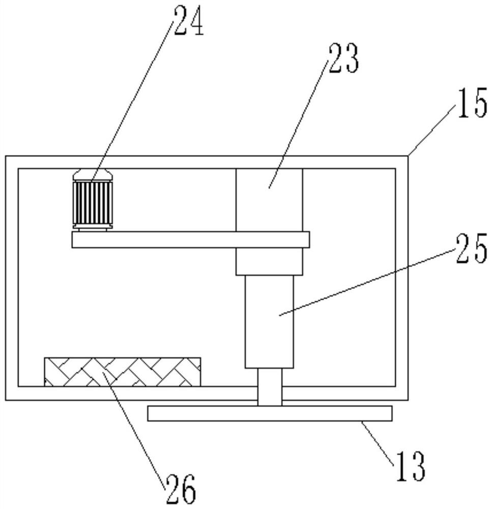 A welding device convenient for heat dissipation in the production of communication equipment