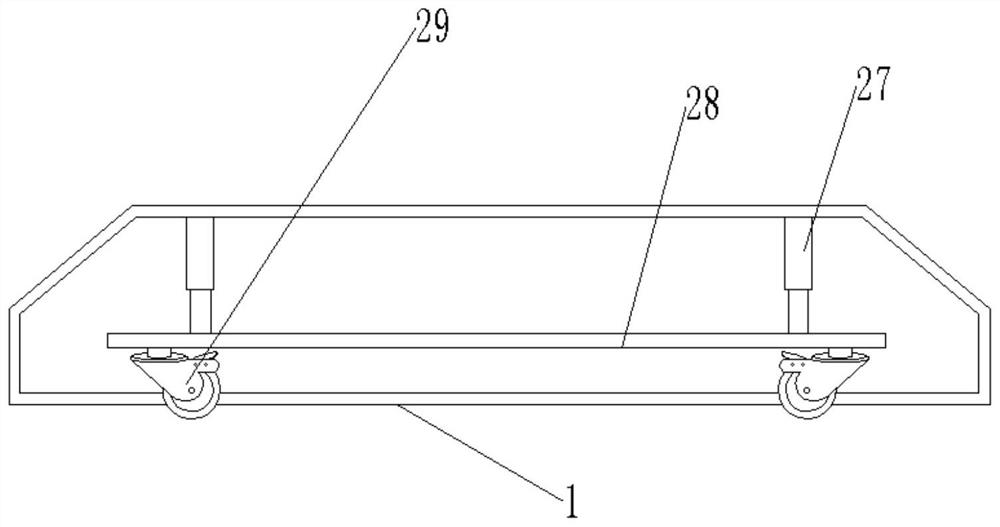 A welding device convenient for heat dissipation in the production of communication equipment