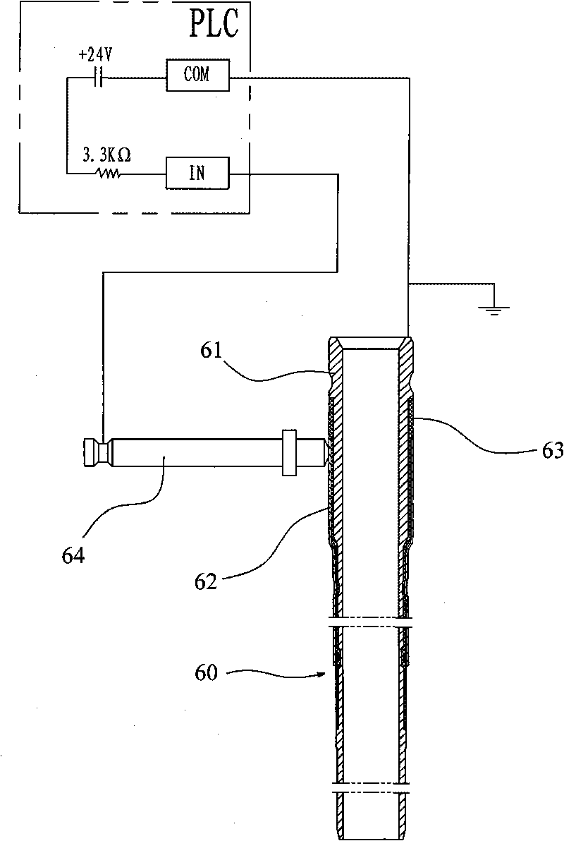 Needle tube type filling machine and filling method thereof