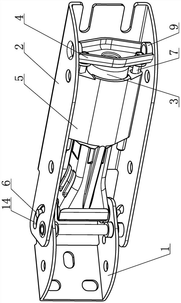 Freezer buffer hinge with power assisting and hovering functions