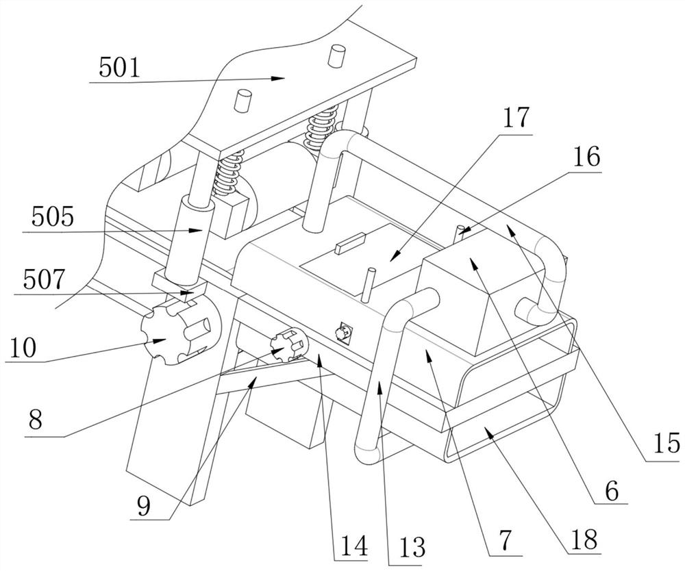 Uncoiling and leveling device of metal slitting machine