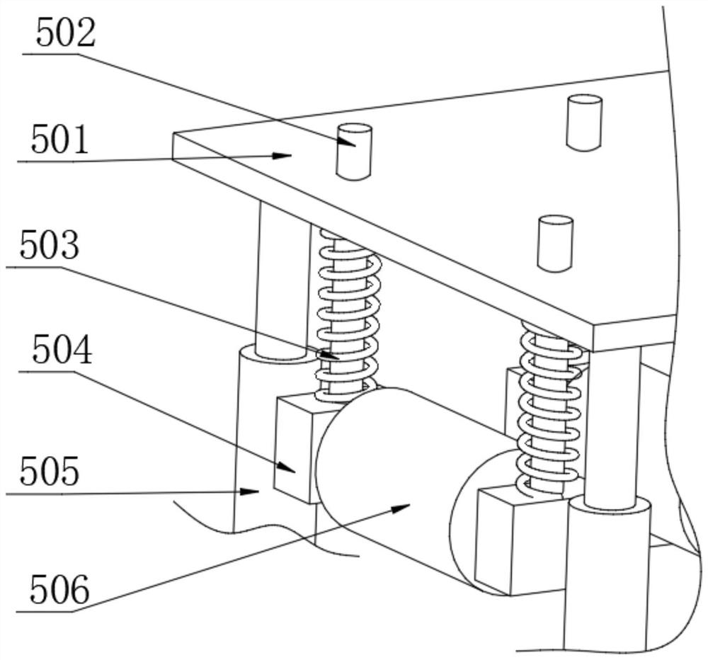 Uncoiling and leveling device of metal slitting machine