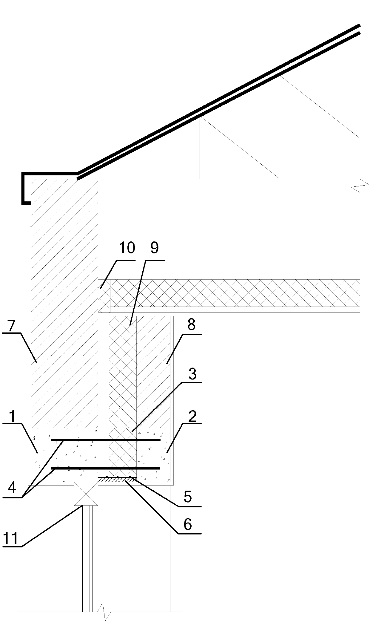 Exterior window lintel structure