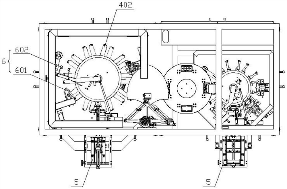 Inner and outer packaging all-in-one machine