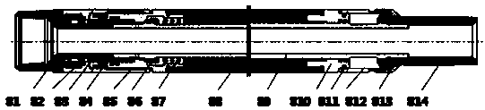 Oil pumping unit system with multiple sections of steam injection packer parts