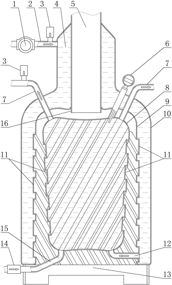 Full-fuel cyclone furnace