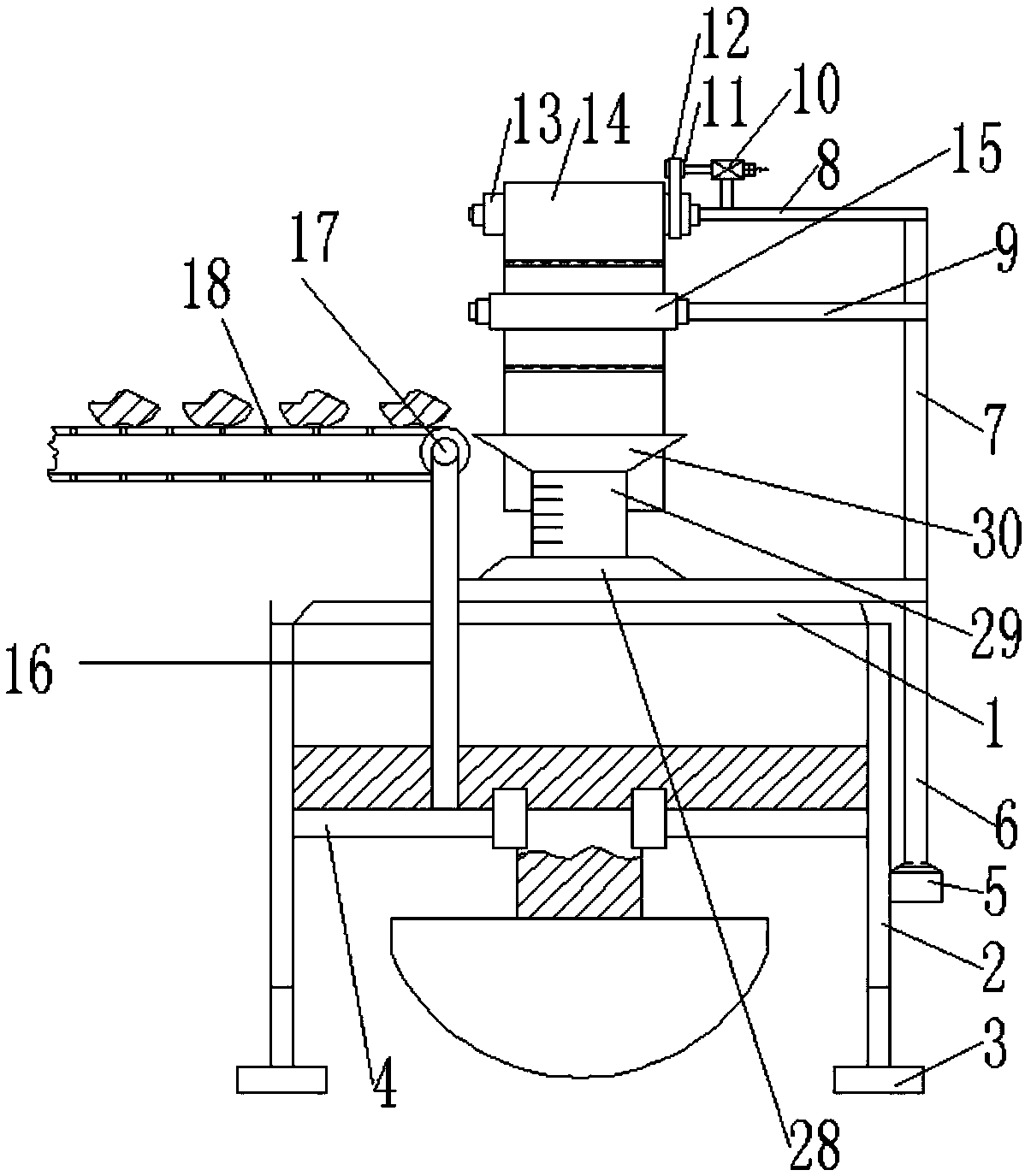 Packing device with weighing function for selling agricultural products