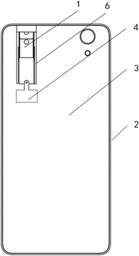 Mobile terminal provided with camera