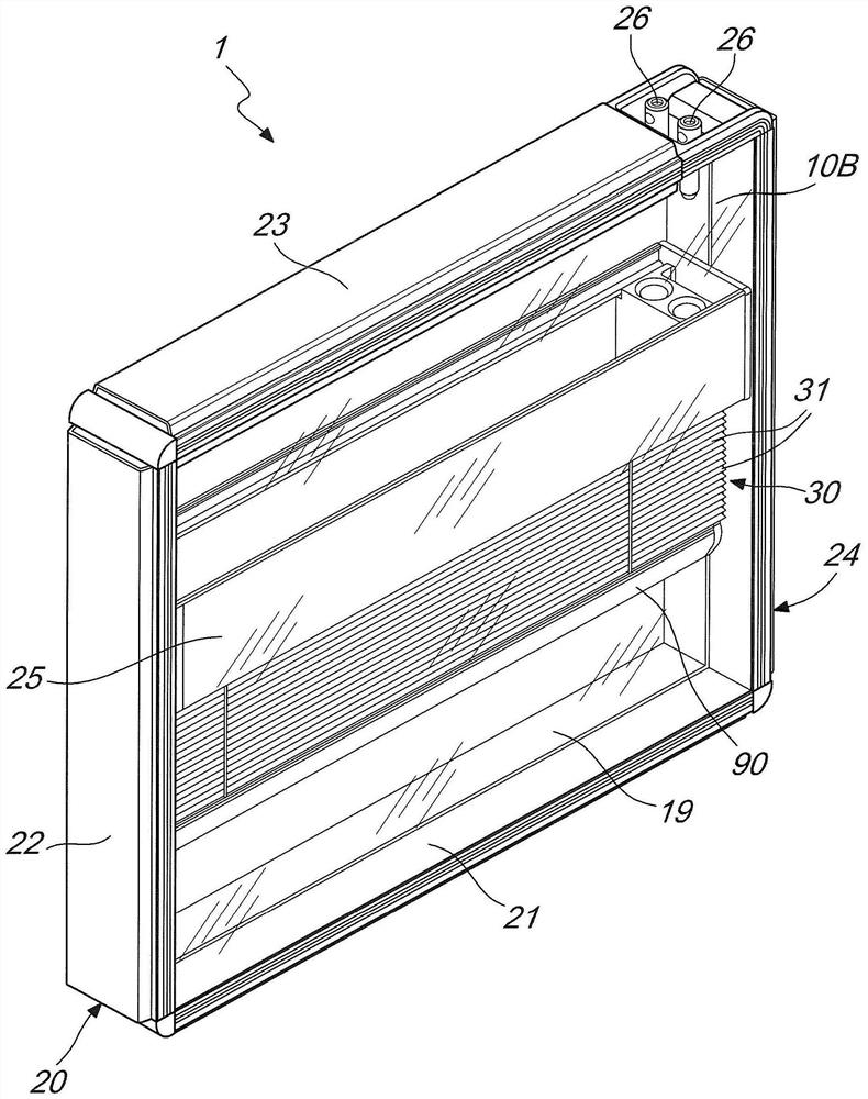 Building-integrated photovoltaic apparatus, in particular for windows and the like, method and slat for apparatus