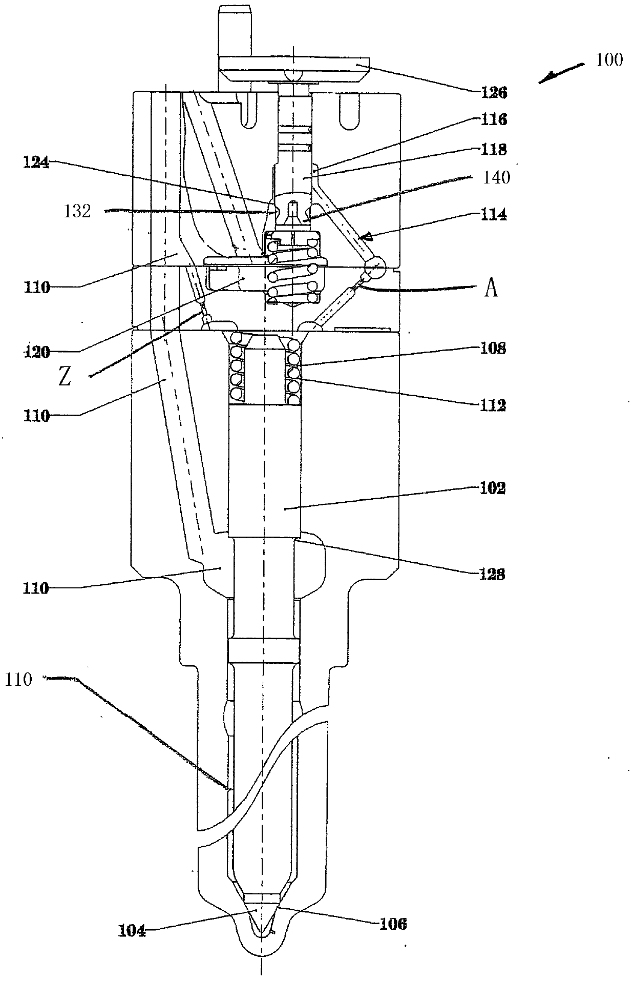 Anti-cavitation restrictors for injector control valves