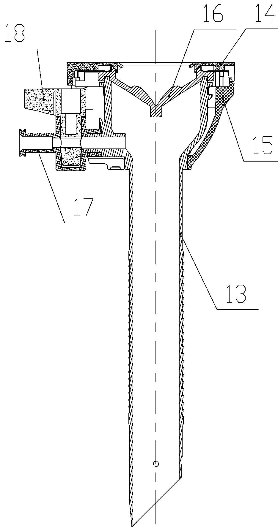 Automatic sealing switching-free mechanism of puncture outfit