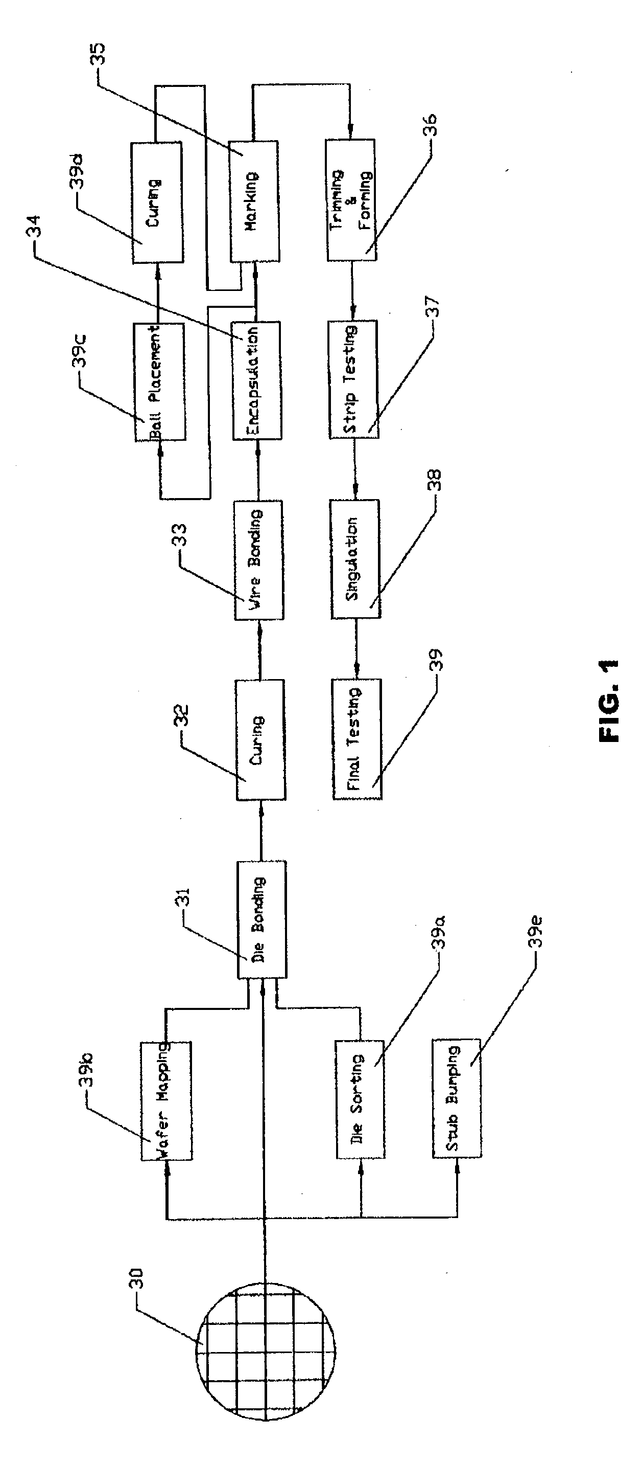 Inspecting an array of electronic components