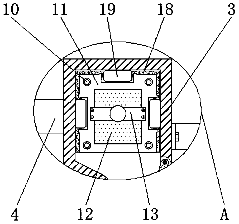 Sewage treatment pretreatment tank with aeration ball repeatedly moving along horizontal plane